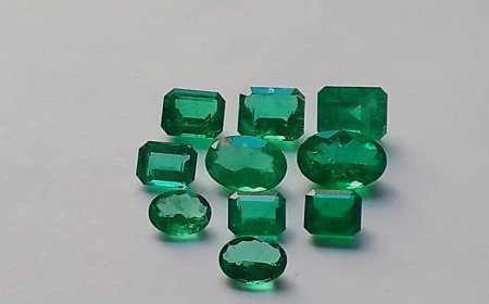 Permuta de Esmeraldas Lapidadas de Boa Qualidade por Imóveis