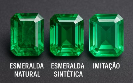 Como diferenciar esmeraldas naturais, sintéticas e imitações: um guia prático para o mercado